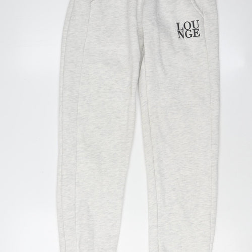 Lounge Women's Grey Joggers Size S with Elastic Waist