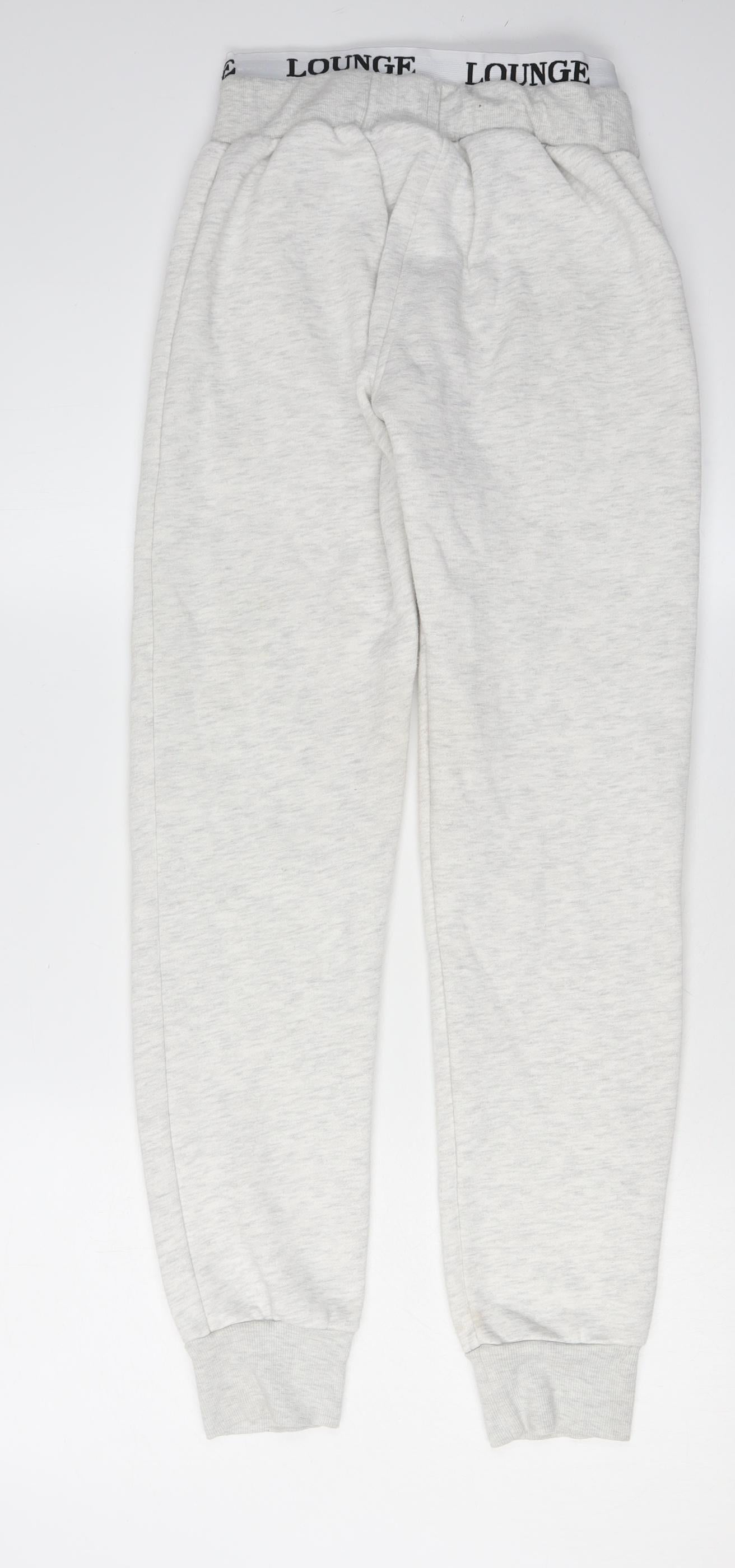 Lounge Women's Grey Joggers Size S with Elastic Waist