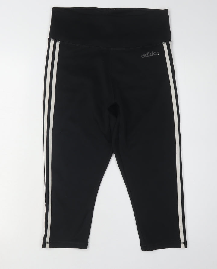 Adidas Women's Black Cropped Leggings M