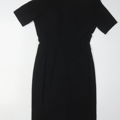 Oasis Women's Black Sheath Dress Size 10
