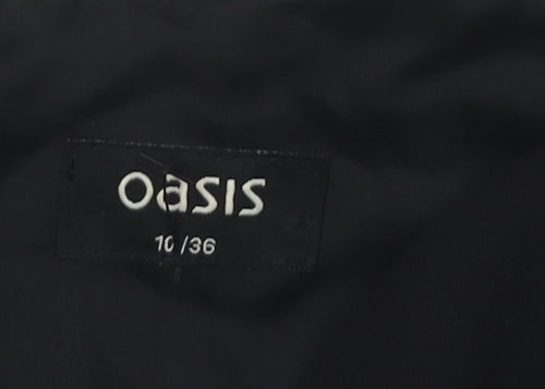Oasis Women's Black Sheath Dress Size 10