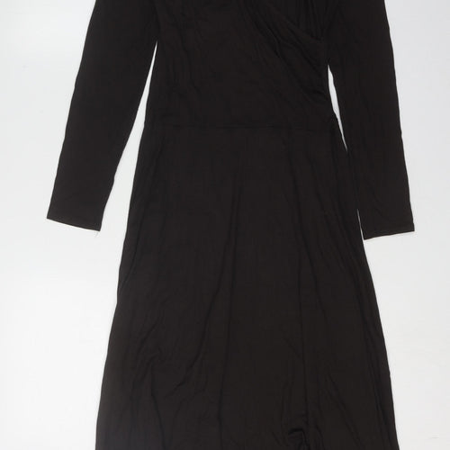 Phase Eight Women's Black Wrap Dress Size 8