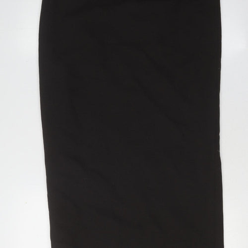 Kaliko Women's Black Wool Long Pencil Skirt Size S