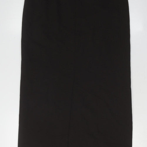 Kaliko Women's Black Wool Long Pencil Skirt Size S