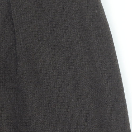 Kaliko Women's Black Wool Long Pencil Skirt Size S