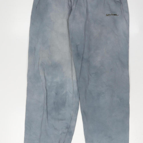 iets frans Unisex Grey Jogger Trousers Size S