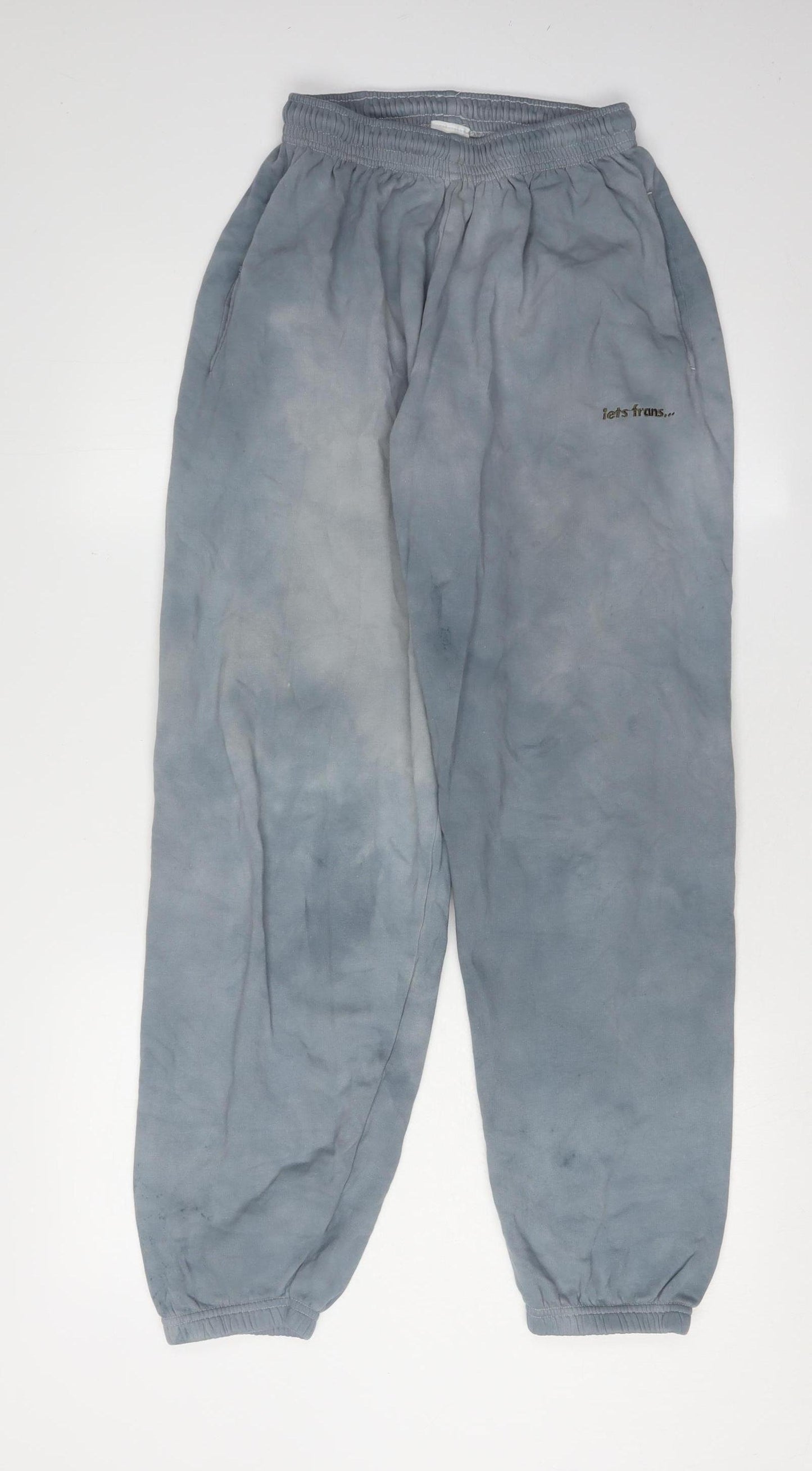 iets frans Unisex Grey Jogger Trousers Size S