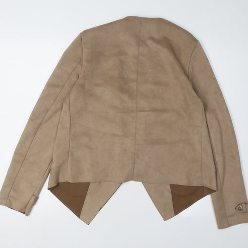 Dorothy Perkins Women's Brown Jacket Size 10