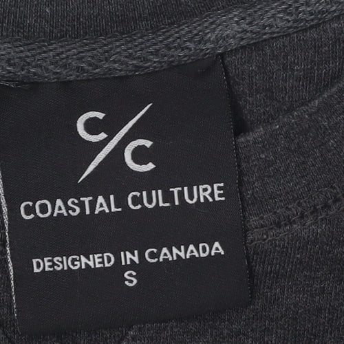 Coastal Culture Unisex Black Pullover Sweatshirt S
