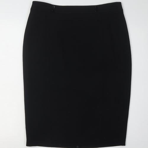 Marks and Spencer Women's Black Pencil Skirt Size 16
