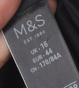 Marks and Spencer Women's Black Pencil Skirt Size 16