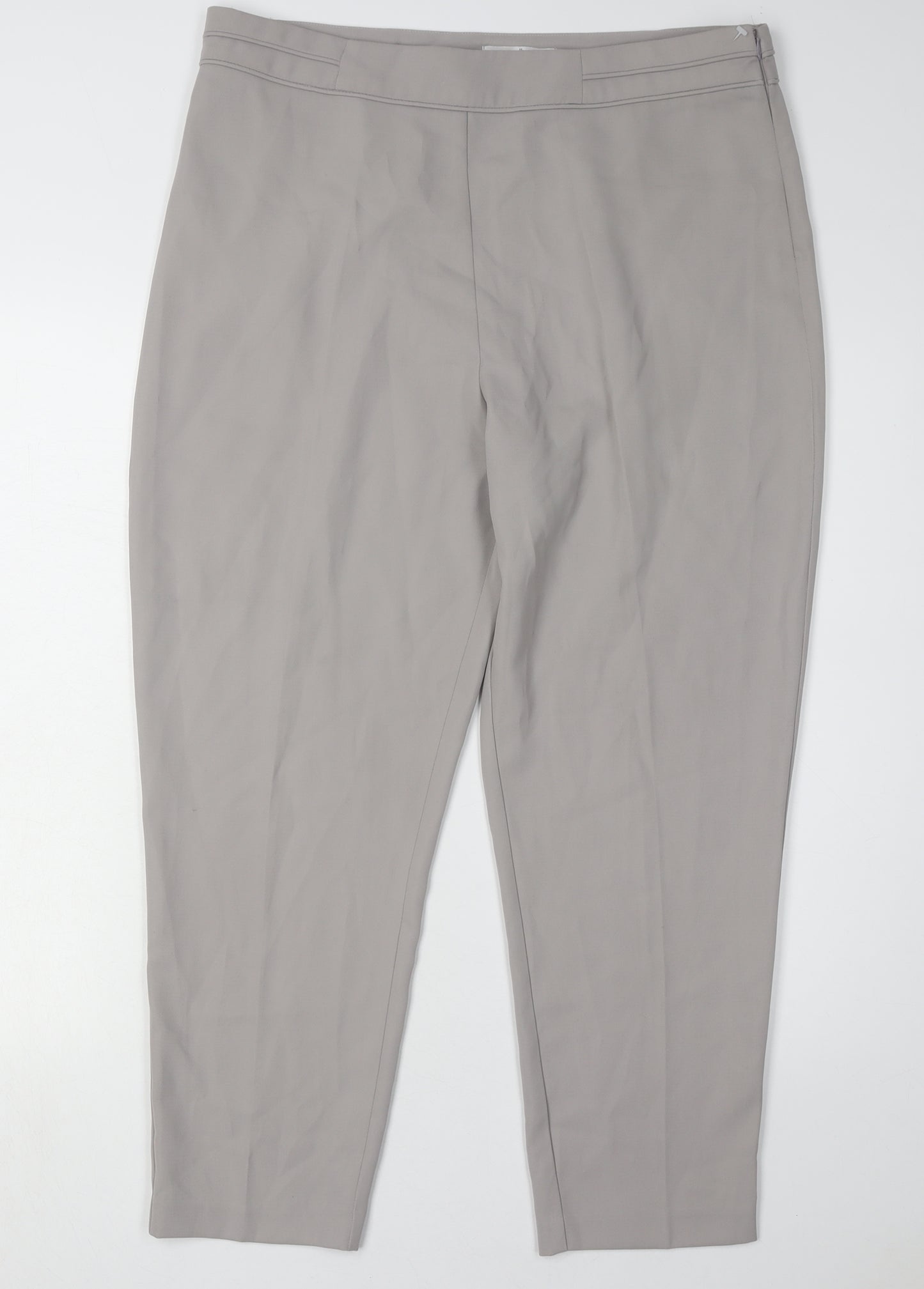 Wallis Women's Beige Straight Trousers Size 14