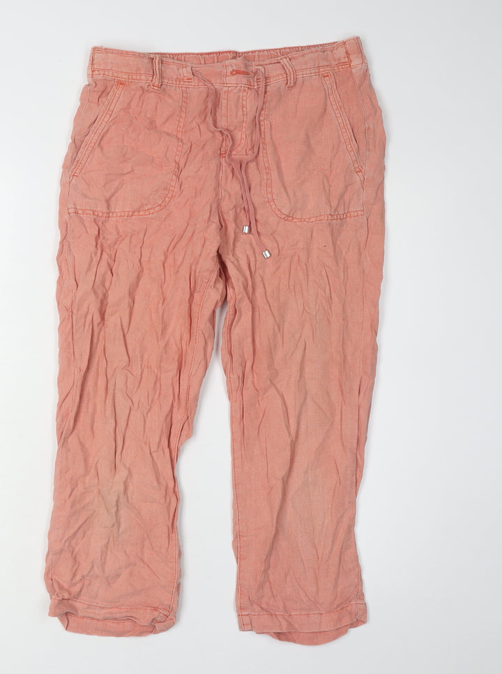 Principles Women's Pink Cargo Trousers Size 10