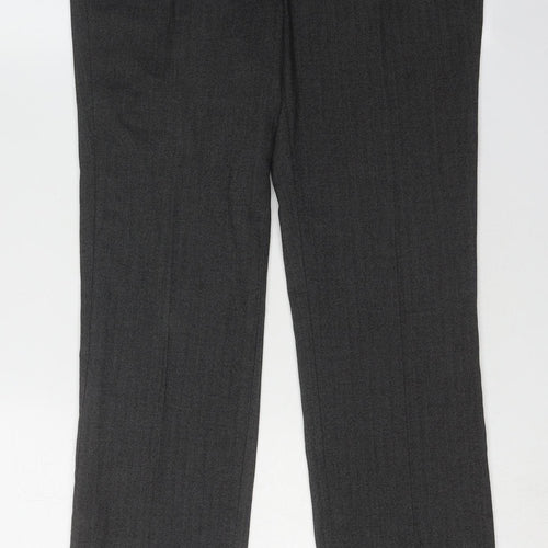 Paisley Women's Grey Trousers, UK 10, Button Closure