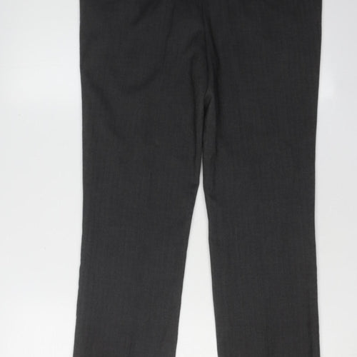 Paisley Women's Grey Trousers, UK 10, Button Closure