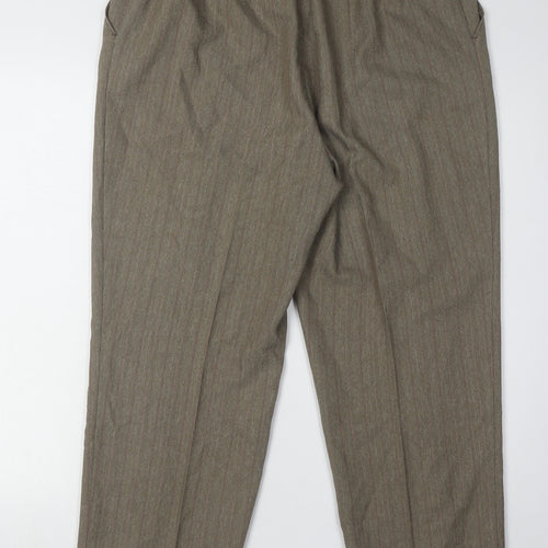 Marks and Spencer Women's Brown Trousers Size 16