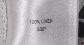 CC Women's Black Floral Linen Dress, Size 18, Short Sleeve