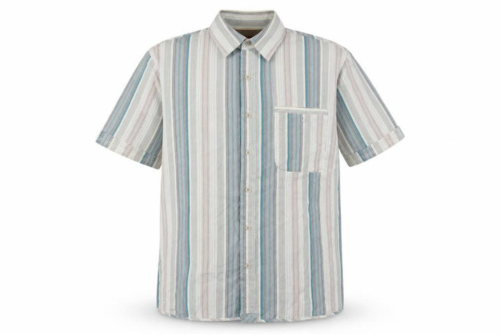 FatFace Men's Multicoloured Striped Shirt S