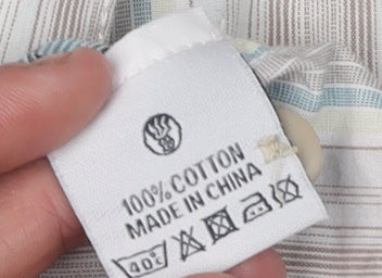 Fat Face Men's Multicoloured Striped Shirt S