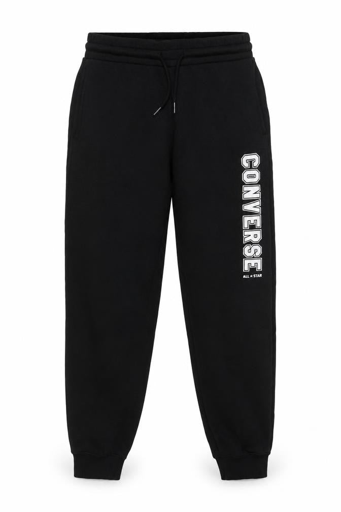 Converse Unisex Black Jogger XS Casual Elastic Waist