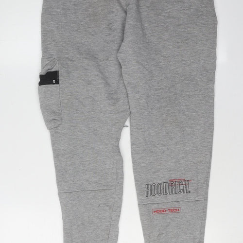 Hoodrich Men's Grey Jogger Trousers - Small