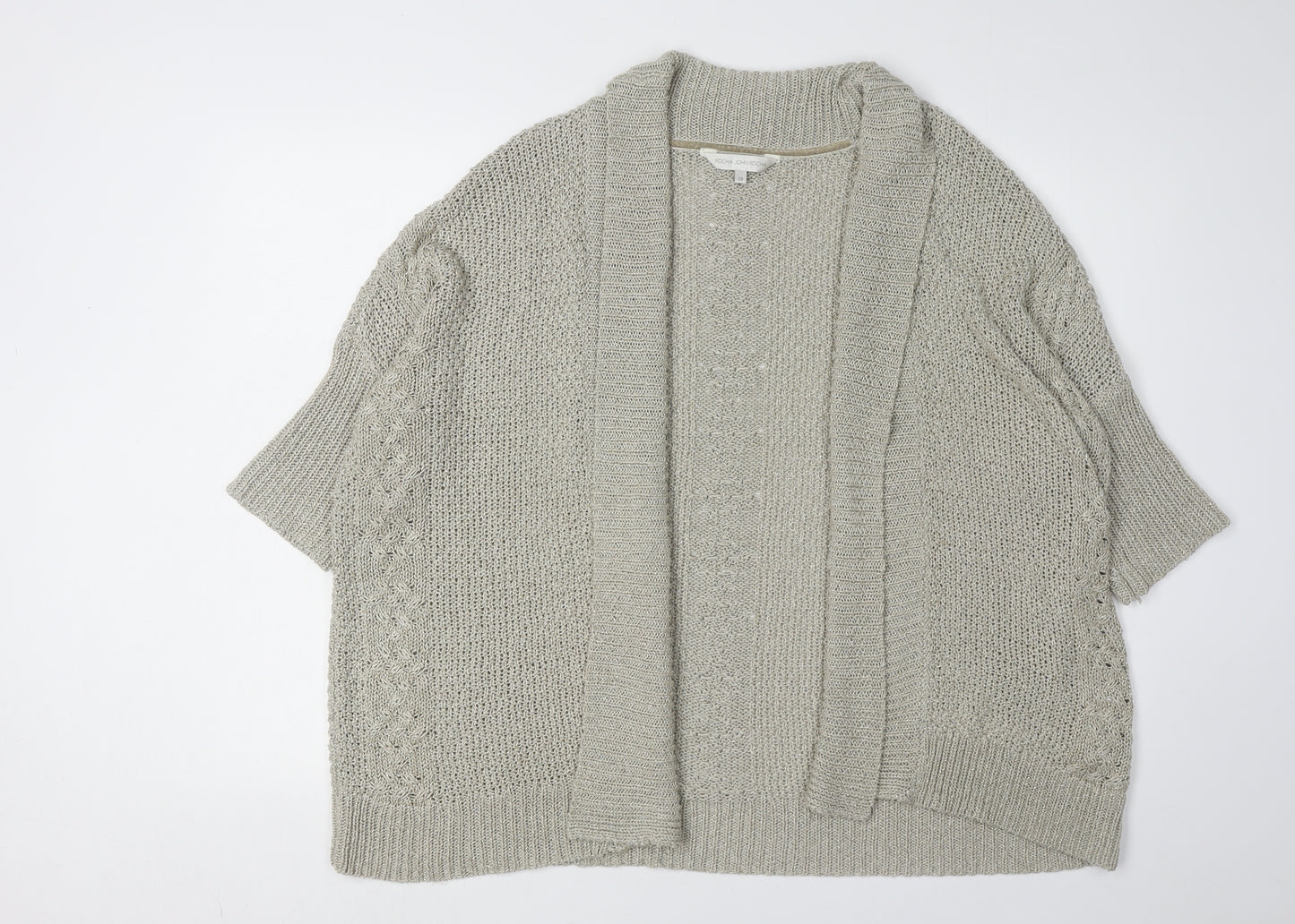 Rocha John Rocha Beige Cardigan Women Size 20 Casual