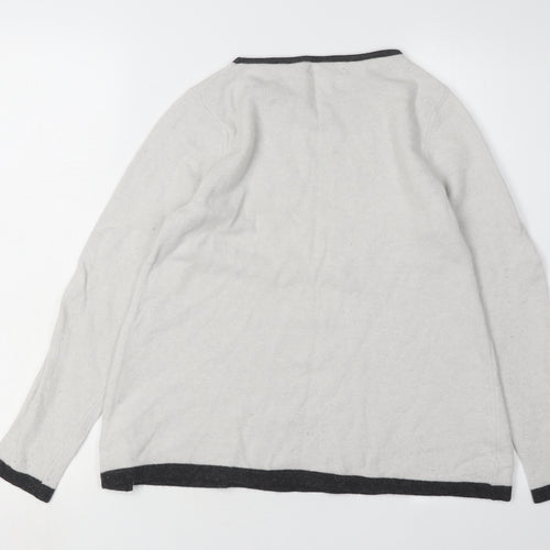 Benedetta B. Women's Small Grey Pullover Jumper