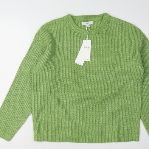 Marks and Spencer Women's Green M Pullover Jumper