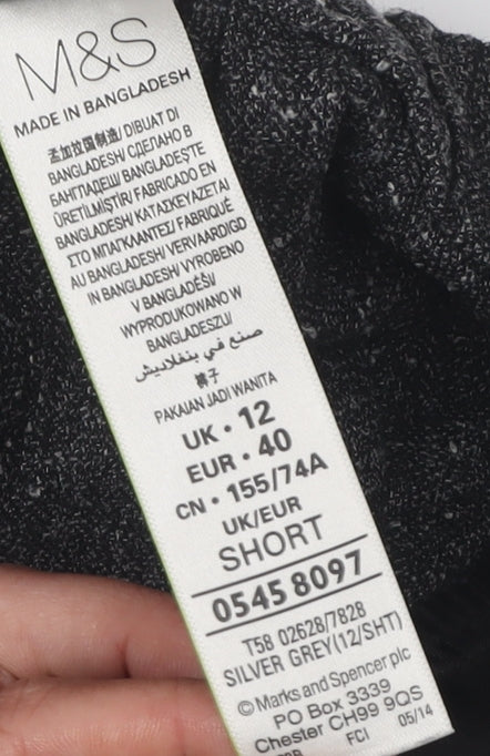 Marks and Spencer Grey Trousers, Size 12, Women's
