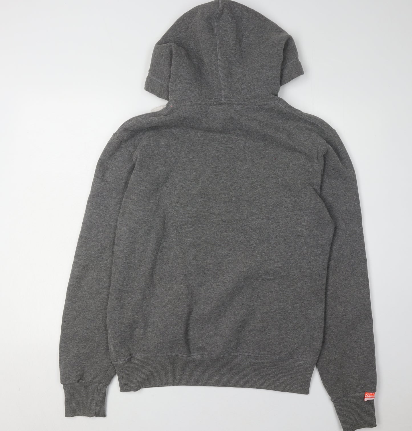 Superdry Men's Grey Pullover Hoodie M Graphic