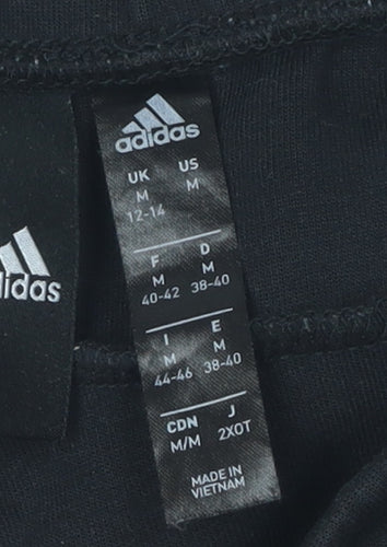 Adidas Women's Black Joggers M Gym Training Trousers