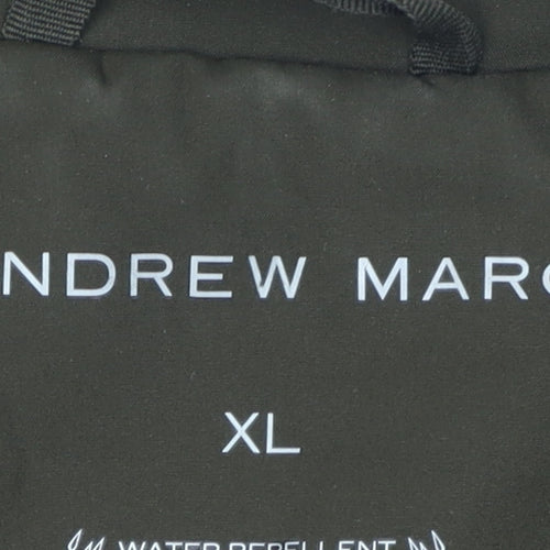 Andrew Marc Men's Green XL Water Resistant Jacket