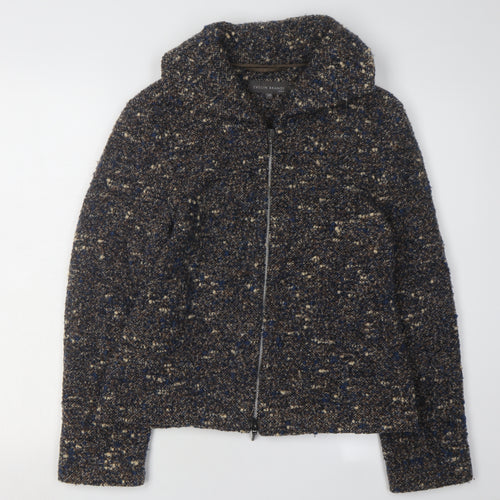Evelin Brandt Women's Multicolour Tweed Jacket Size 8