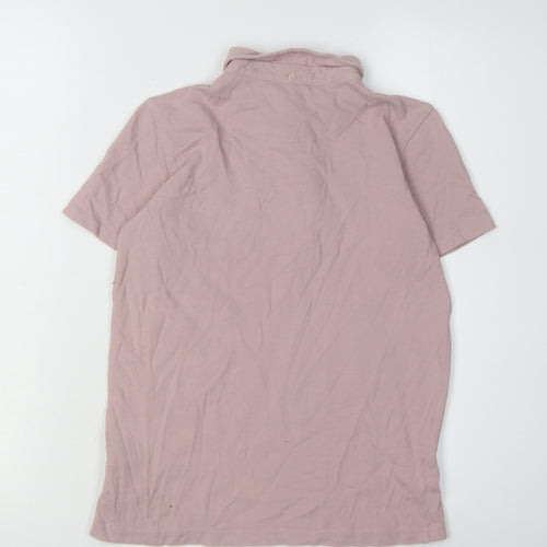 Farah Boys Pink Polo Shirt, Size 10-11, Short Sleeve
