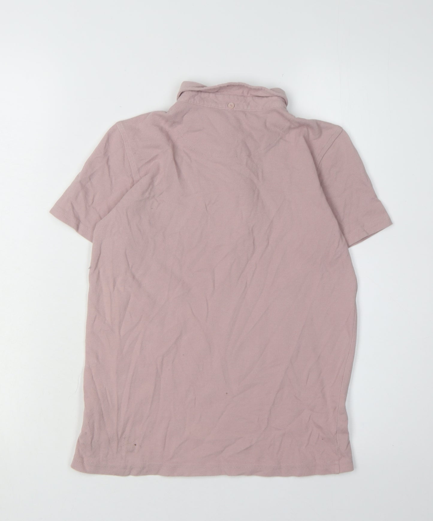 Farah Boys Pink Polo Shirt, Size 10-11, Short Sleeve