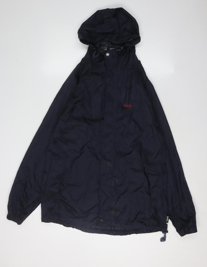 Regatta Men's Black Hooded Rain Jacket S Lightweight