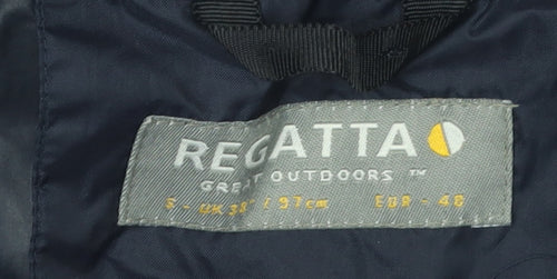 Regatta Men's Black Hooded Rain Jacket S Lightweight