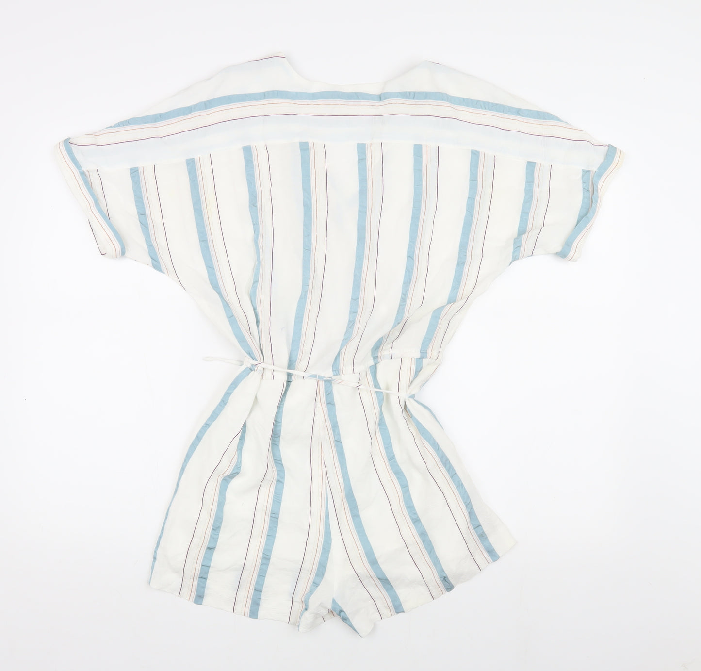 Mango Women's Multicoloured Striped Playsuit, Size 12