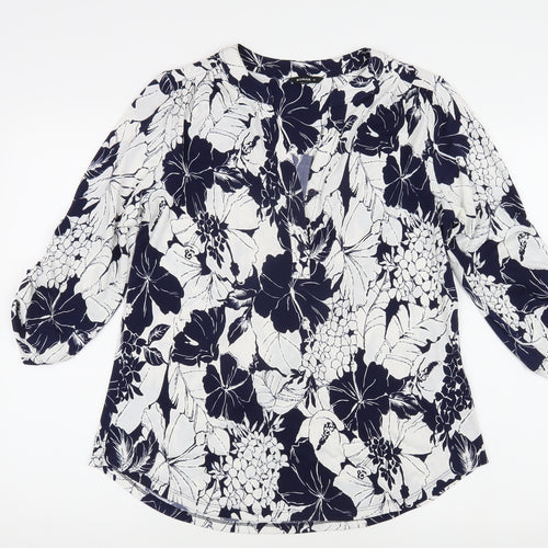 Roman Women's Floral Tunic Blouse, Size 10, Multicoloured
