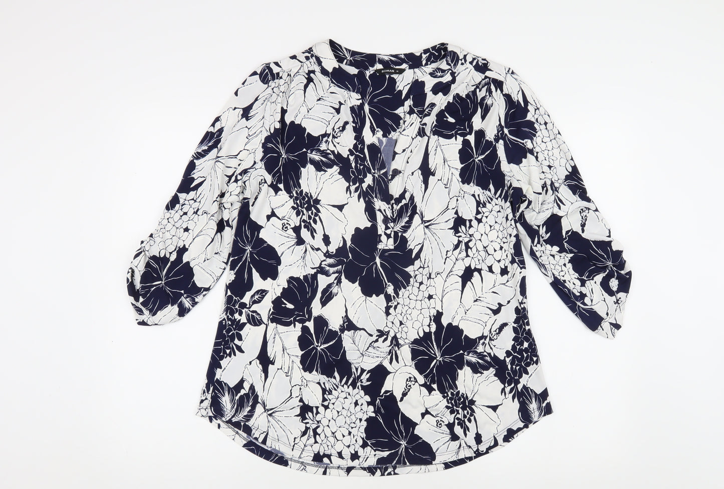 Roman Women's Floral Tunic Blouse, Size 10, Multicoloured