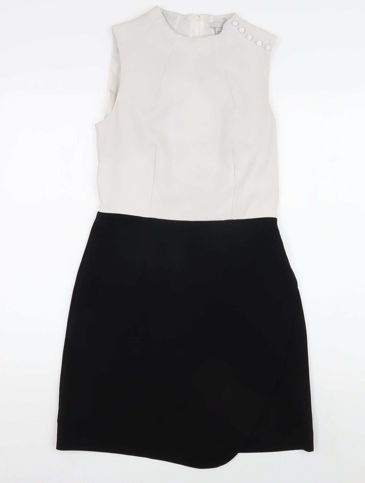 H&M Women’s Black Sheath Dress Size 10