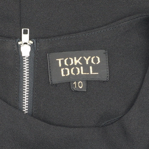 Tokyo Doll Women's Black Shift Dress Size 10