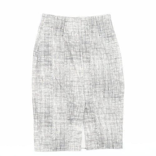 Karen Millen Women's Black Geometric Pencil Skirt Size 10