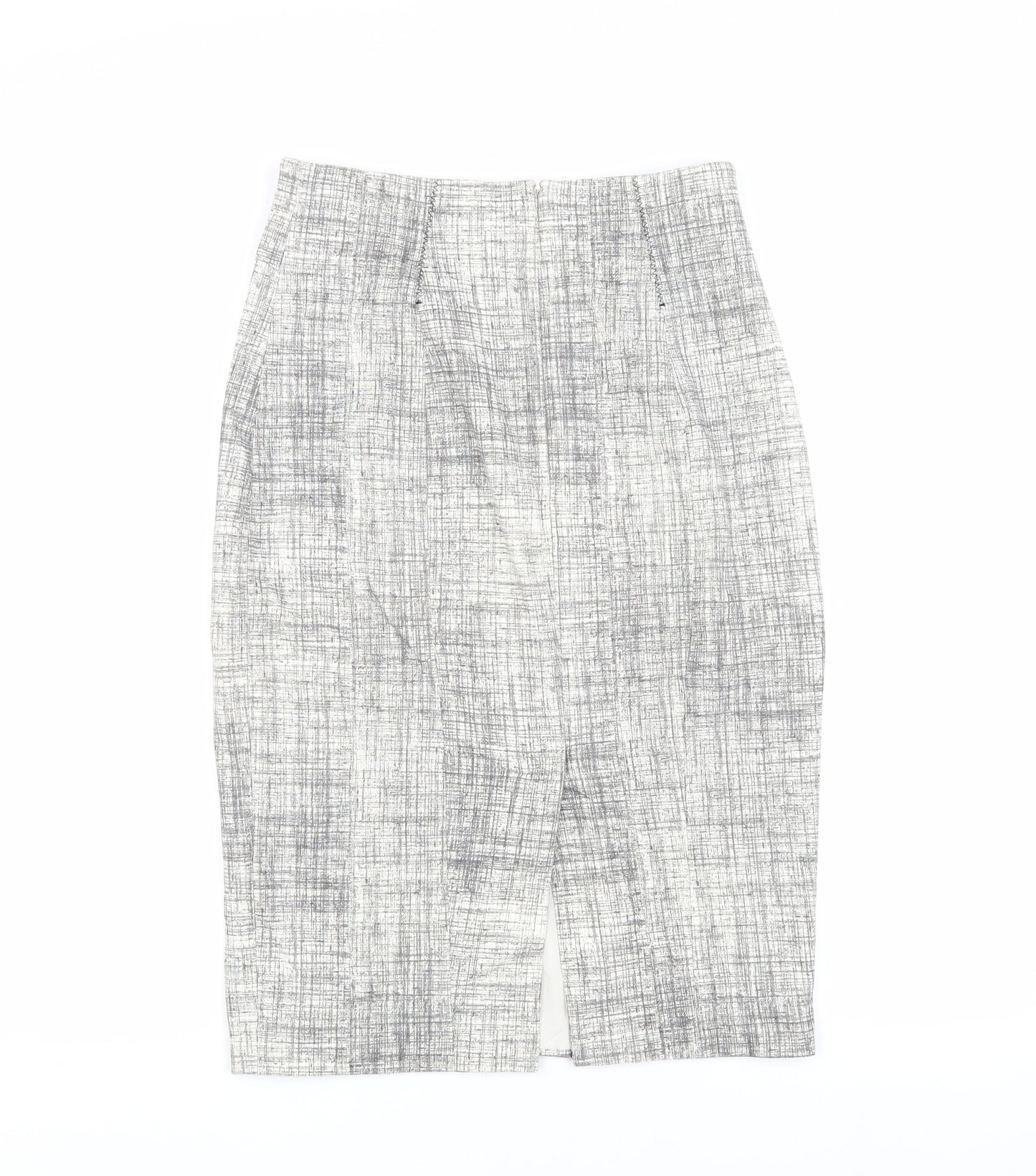 Karen Millen Women's Black Geometric Pencil Skirt Size 10