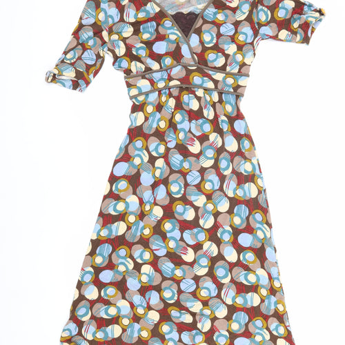 MAX&Co. Women's Multicoloured Wrap Dress - Size S