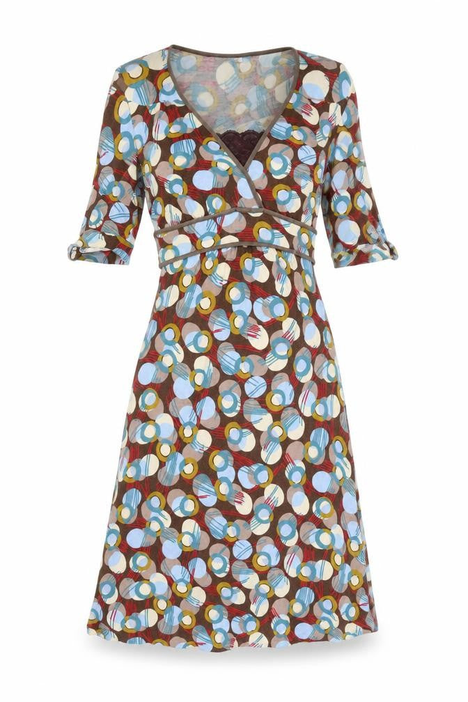 Front view of MAX&Co. Women's Multicoloured Wrap Dress -, size S