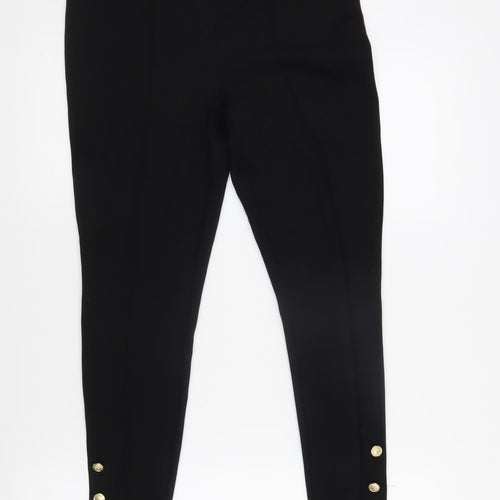 Et Vous Women's Black Ankle Leggings, Size 10