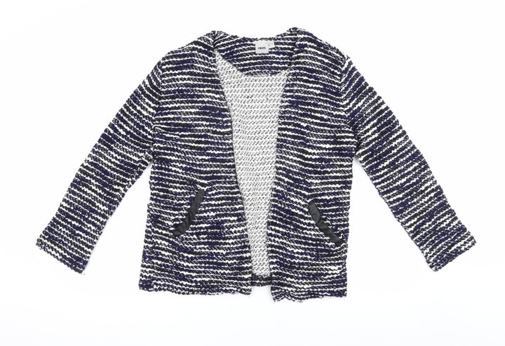 ASOS Women's Blue Striped Cardigan, Size 6