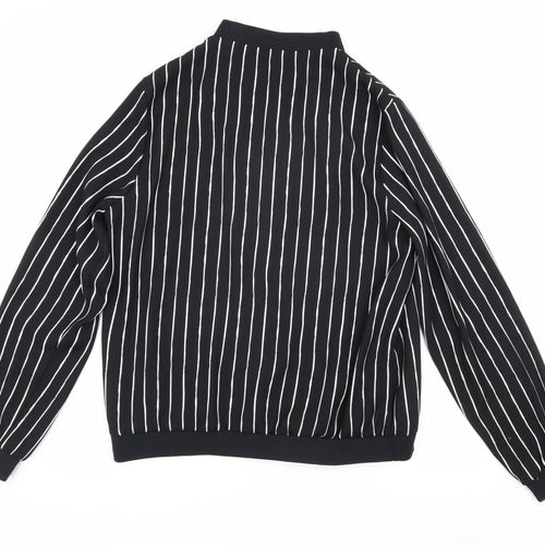 Marks and Spencer Women's Black Bomber Jacket, Size 12