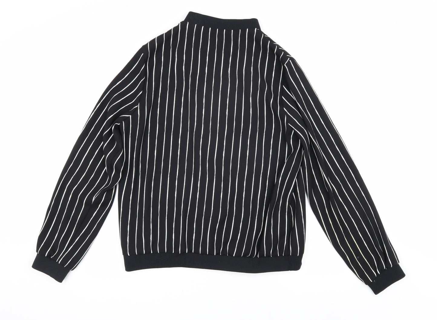 Marks and Spencer Women's Black Bomber Jacket, Size 12
